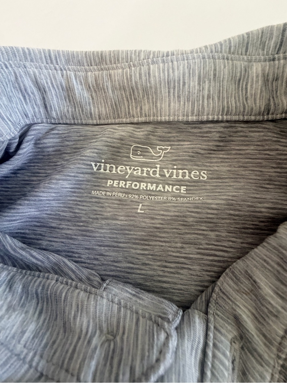 Vineyard Vines Men’s Heather Gray Performance Polo - Picture 2 of 9